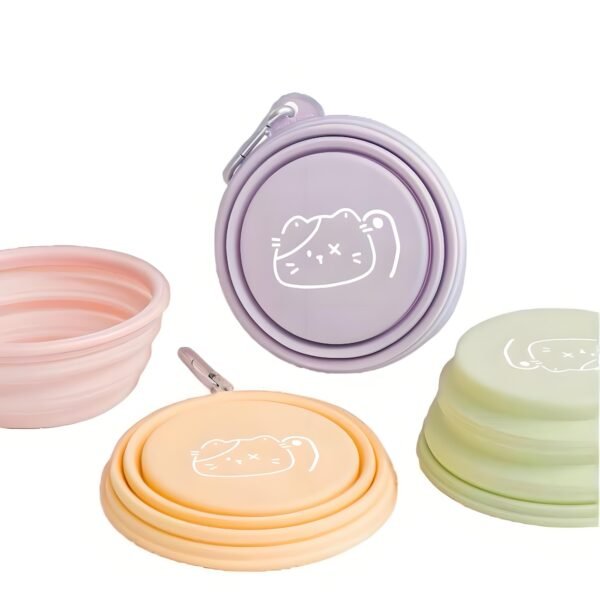 Collapsible Silicone Dog Bowl