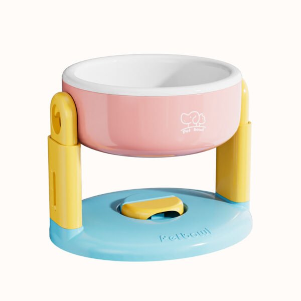 Adjustable Elevated Pet Feeding Bowl for Cats & Dogs