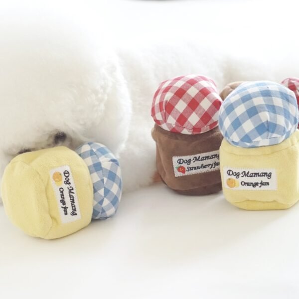 Jam Jar Treat Dispensing Dog Toy