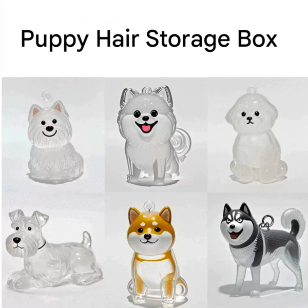 Clear Pet Hair Keepsake Pendant