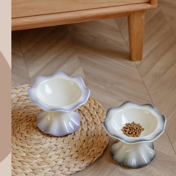 Elevated Anti-Spill Ceramic Pet Bowl
